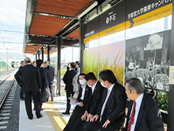 ライトライン（平石駅）